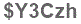 The text to enter in the texbox below is: $Y3Czh