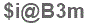 The text to enter in the texbox below is: $i@B3m