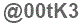 The text to enter in the texbox below is: @00tK3