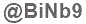 The text to enter in the texbox below is: @BiNb9