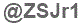 The text to enter in the texbox below is: @ZSJr1