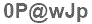 The text to enter in the texbox below is: 0P@wJp