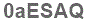 The text to enter in the texbox below is: 0aESAQ
