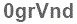 The text to enter in the texbox below is: 0grVnd