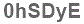 The text to enter in the texbox below is: 0hSDyE