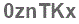 The text to enter in the texbox below is: 0znTKx