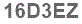 The text to enter in the texbox below is: 16D3EZ