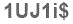 The text to enter in the texbox below is: 1UJ1i$