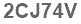 The text to enter in the texbox below is: 2CJ74V