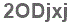 The text to enter in the texbox below is: 2ODjxj