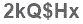 The text to enter in the texbox below is: 2kQ$Hx
