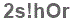 The text to enter in the texbox below is: 2s!hOr