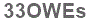 The text to enter in the texbox below is: 33OWEs