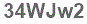 The text to enter in the texbox below is: 34WJw2