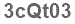 The text to enter in the texbox below is: 3cQt03