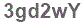 The text to enter in the texbox below is: 3gd2wY