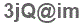 The text to enter in the texbox below is: 3jQ@im