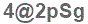 The text to enter in the texbox below is: 4@2pSg