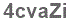 The text to enter in the texbox below is: 4cvaZi