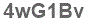 The text to enter in the texbox below is: 4wG1Bv