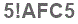 The text to enter in the texbox below is: 5!AFC5