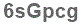 The text to enter in the texbox below is: 6sGpcg