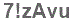 The text to enter in the texbox below is: 7!zAvu