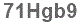 The text to enter in the texbox below is: 71Hgb9