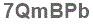 The text to enter in the texbox below is: 7QmBPb