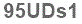 The text to enter in the texbox below is: 95UDs1