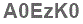 The text to enter in the texbox below is: A0EzK0