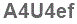 The text to enter in the texbox below is: A4U4ef