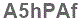 The text to enter in the texbox below is: A5hPAf