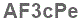 The text to enter in the texbox below is: AF3cPe
