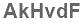The text to enter in the texbox below is: AkHvdF