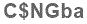 The text to enter in the texbox below is: C$NGba