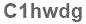 The text to enter in the texbox below is: C1hwdg
