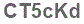 The text to enter in the texbox below is: CT5cKd