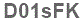 The text to enter in the texbox below is: D01sFK