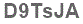 The text to enter in the texbox below is: D9TsJA