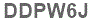 The text to enter in the texbox below is: DDPW6J