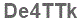 The text to enter in the texbox below is: De4TTk