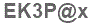 The text to enter in the texbox below is: EK3P@x