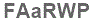 The text to enter in the texbox below is: FAaRWP