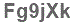 The text to enter in the texbox below is: Fg9jXk
