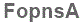 The text to enter in the texbox below is: FopnsA