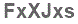 The text to enter in the texbox below is: FxXJxs