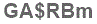 The text to enter in the texbox below is: GA$RBm