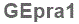 The text to enter in the texbox below is: GEpra1