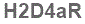 The text to enter in the texbox below is: H2D4aR